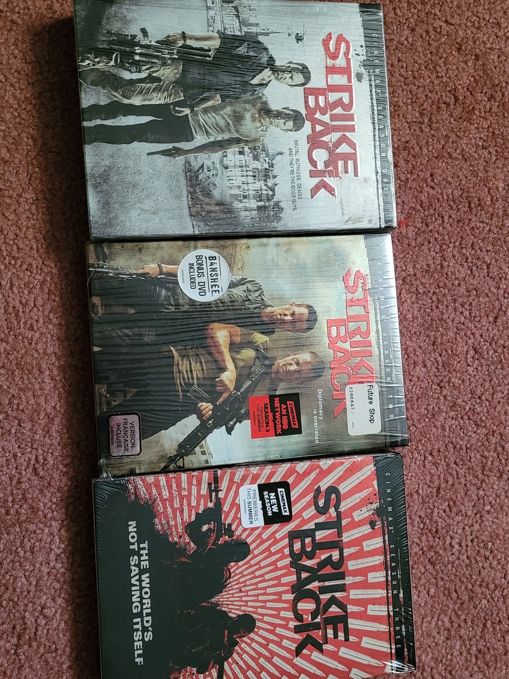Strike Back DVD Collection - Black/Red - Unbranded
